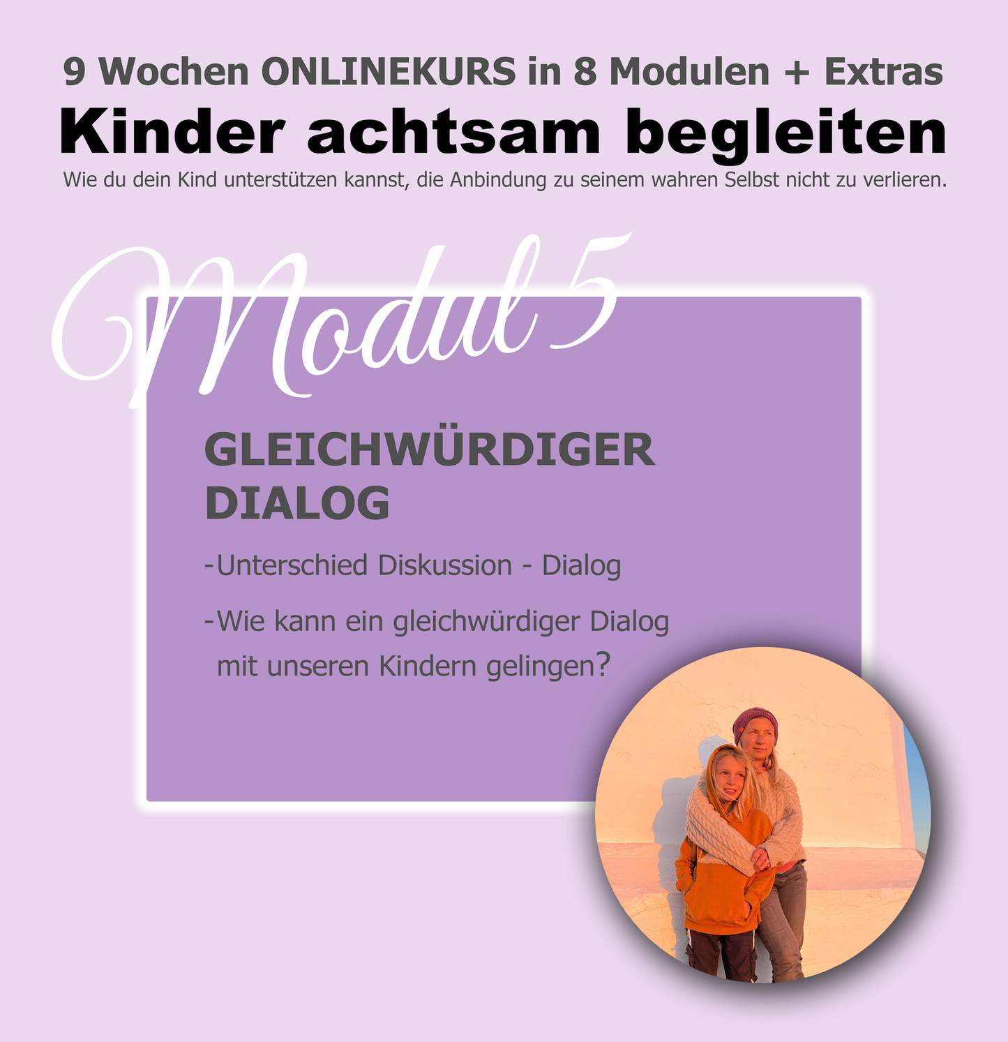 ONLINEKURS - Kinder achtsam begleiten