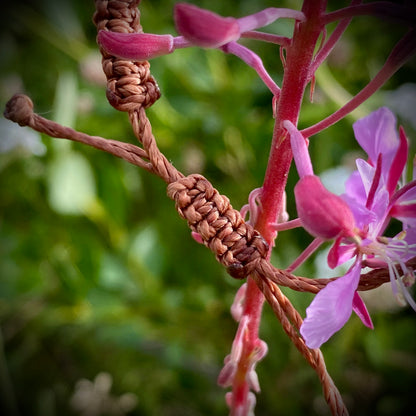 Armband - Braunes mit Schiebeknoten