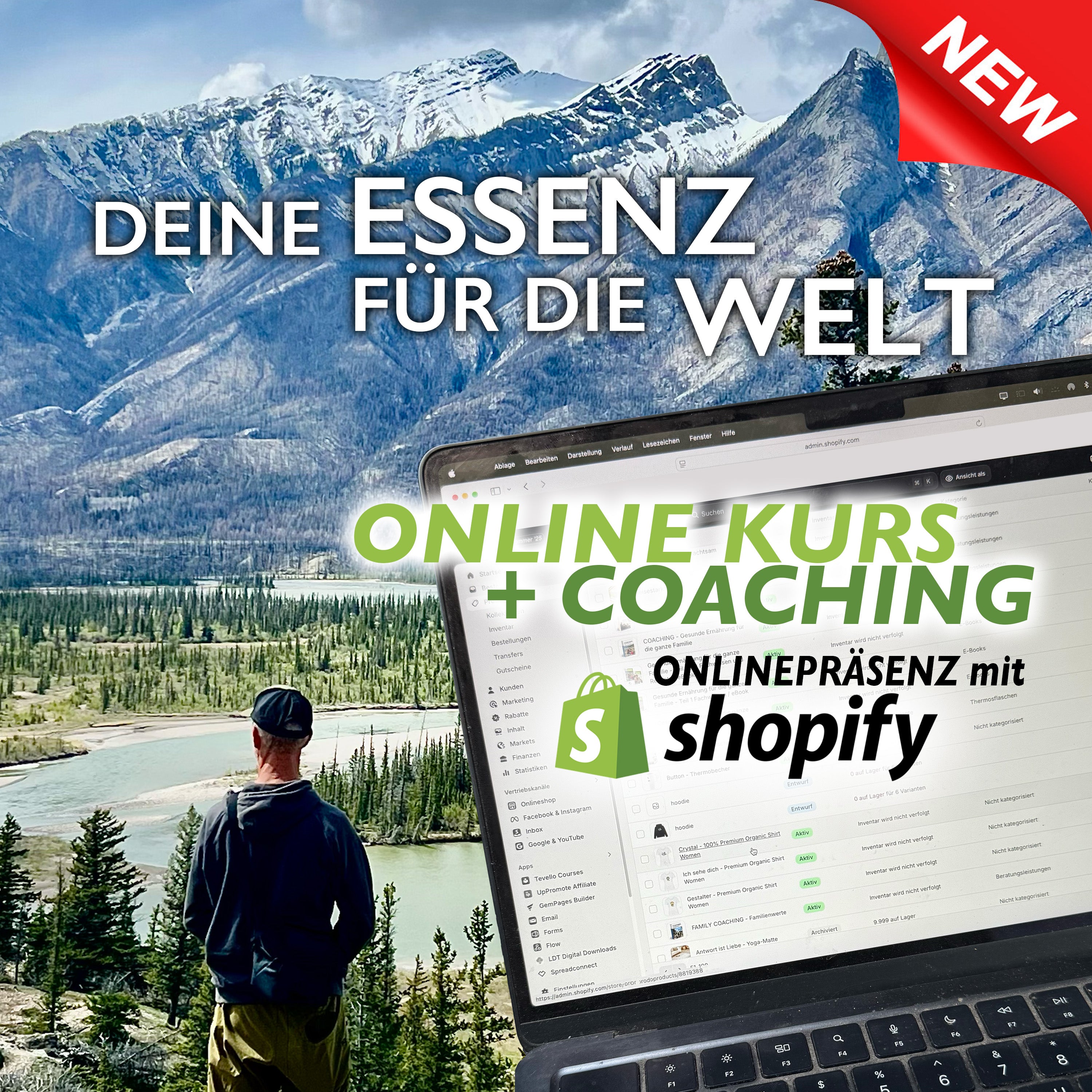 Deine Essens für die Welt - Onlinekurs (Shopify)