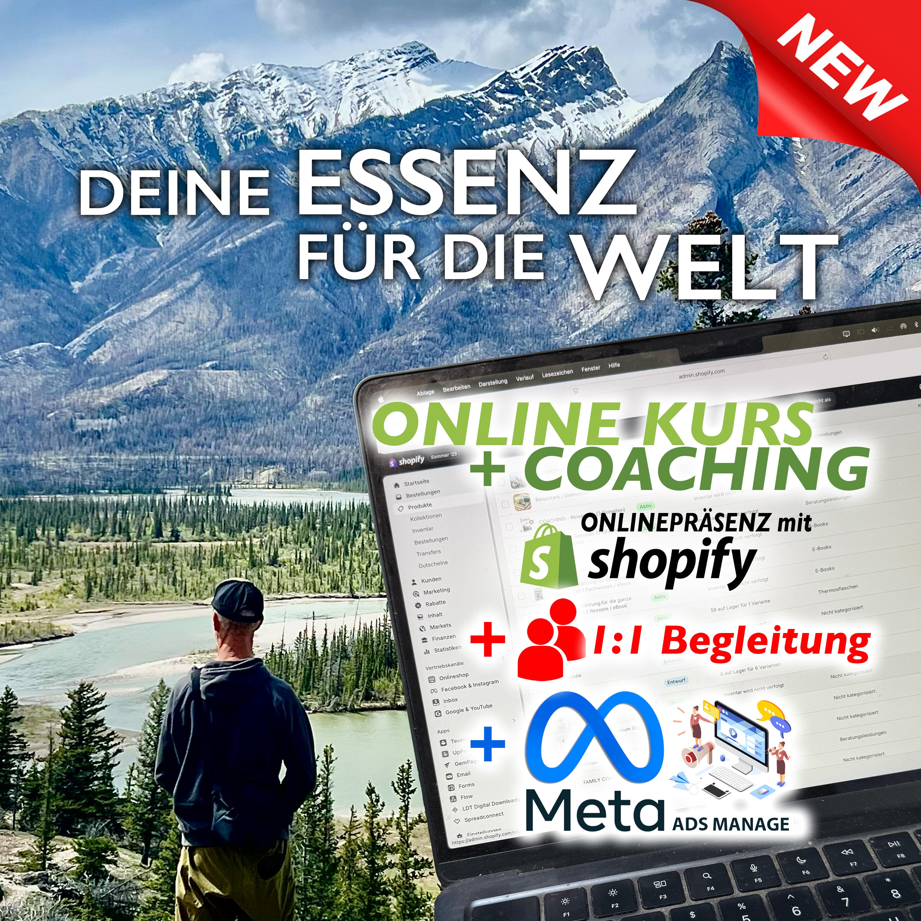 Deine Essens für die Welt - Onlinekurs (Shopify)