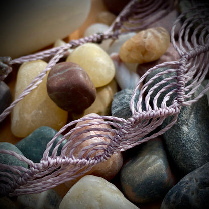 Armband - Wellenförmiges Violett