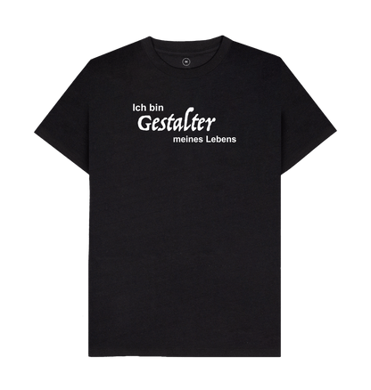 Black Organic Remill\u00ae T-shirt - Ich bin Gestalter