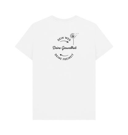 White Printed T-shirt Back