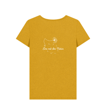 Sunflower Yellow Recycled Printed T-Shirt Back