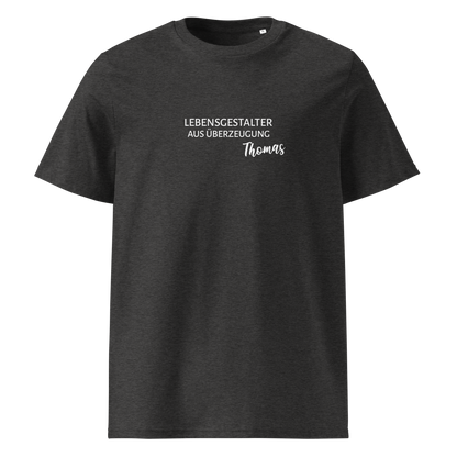 Lebensgestalter(in) *NAME - Unisex-Bio-Baumwoll-T-Shirt