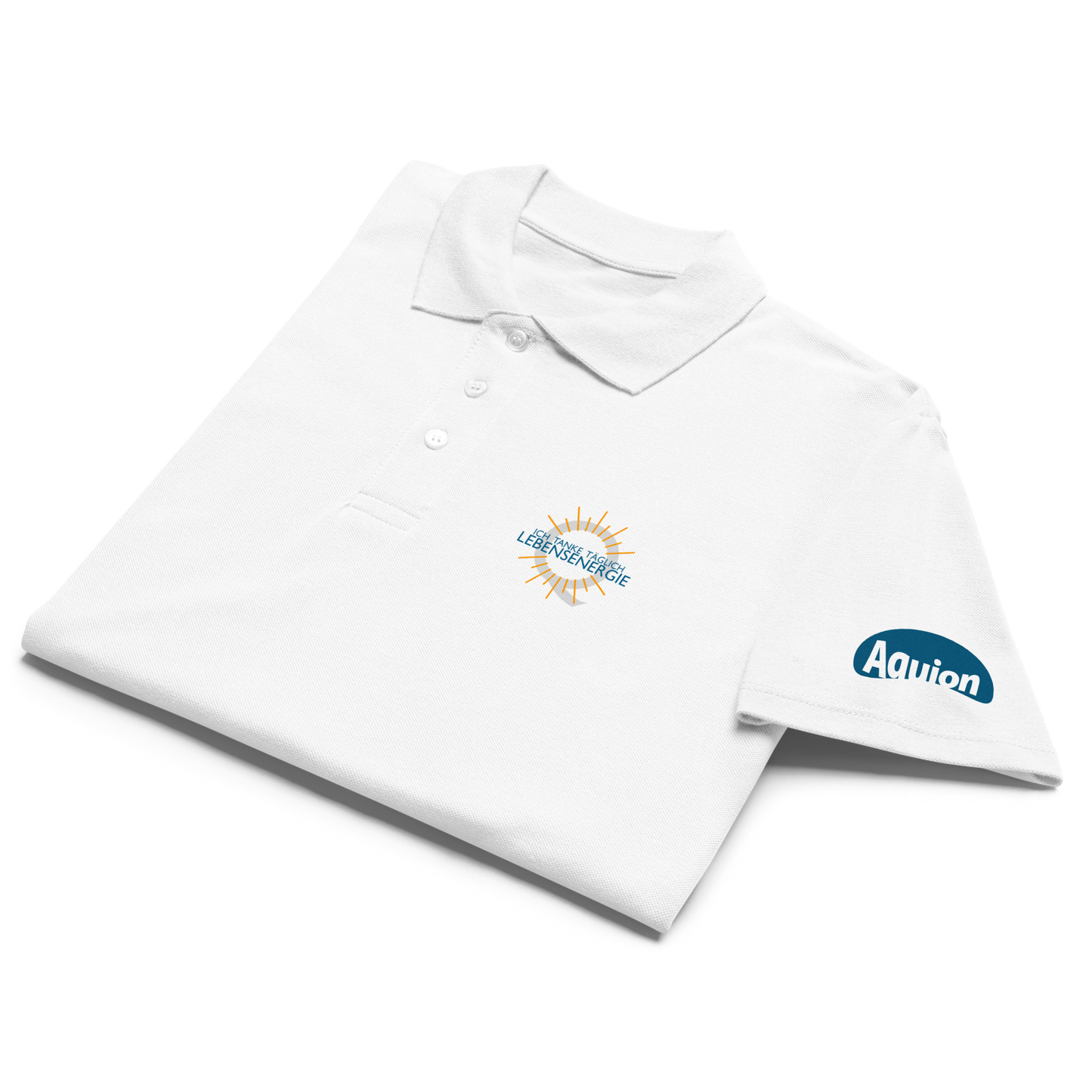 Aquion / Ich trinke täglich - Premium-Piqué-Poloshirt (NICHT BIO!!!)